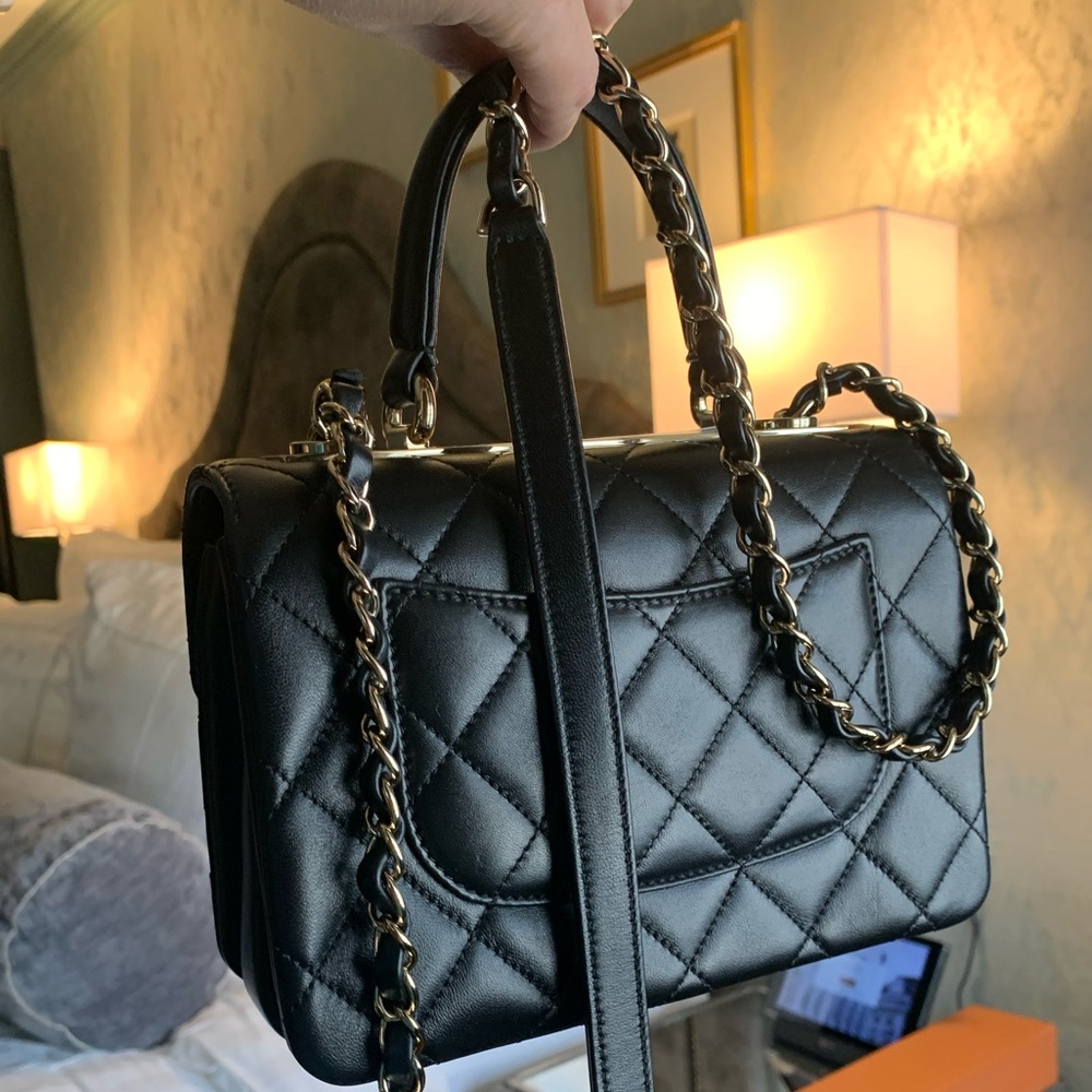 Authentic brand new Chanel Black Quilted Leather Handbag, limited edition. Must! - Picture 6 of 17